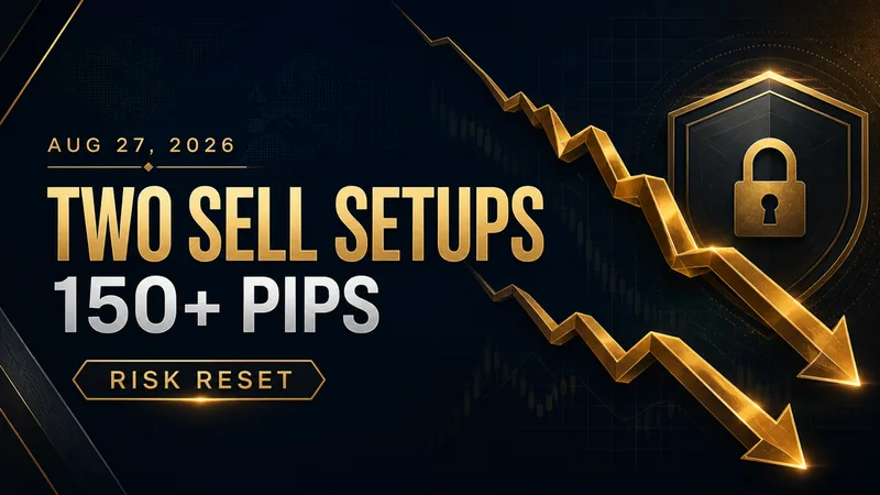 Daily Gold Trading Report — August 27, 2026: 150+ Pips & Risk Reset