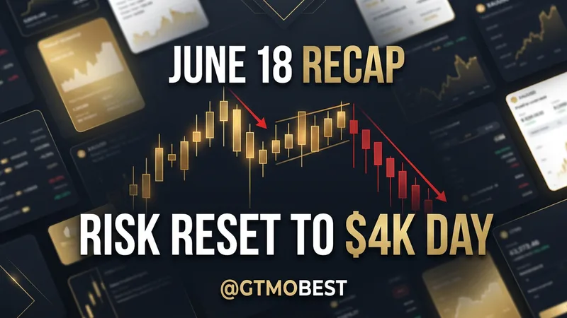 Daily Gold Trading Report — June 18, 2026: Risk Reset To $4K Day