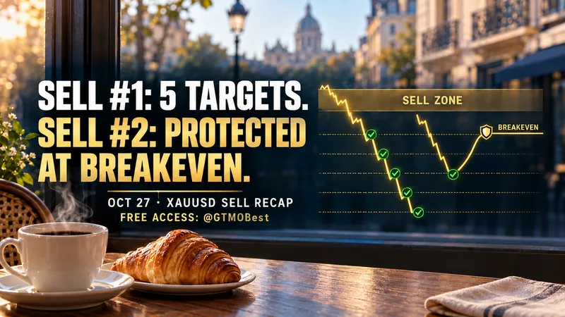 October 27 Gold Report: Two Sells, Five Targets, One Breakeven Exit