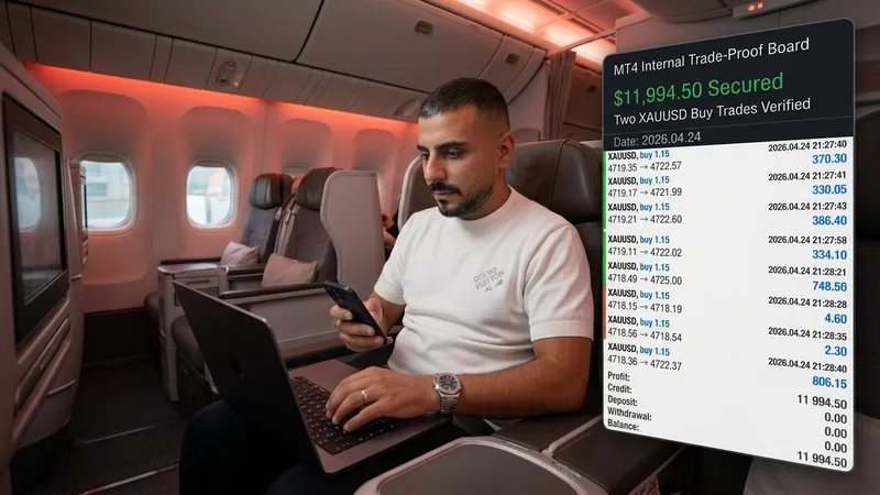 Daily Gold Trading Report — April 24, 2026: $11.9K Winning Day