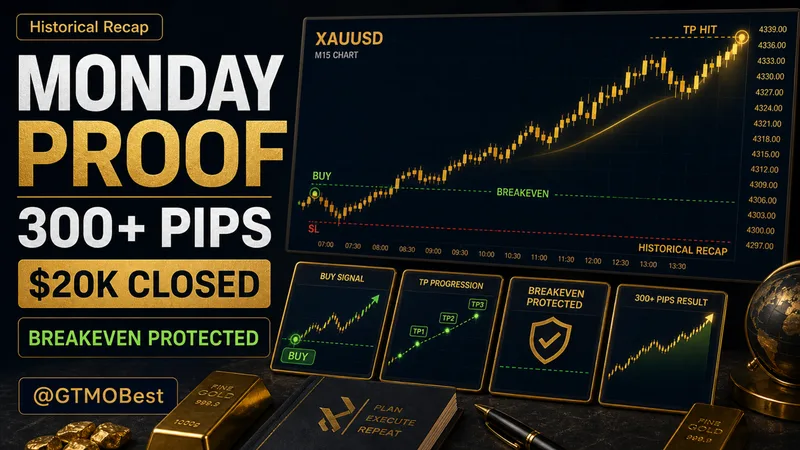 Daily Gold Report June 15: Monday Proof, 300+ Pips