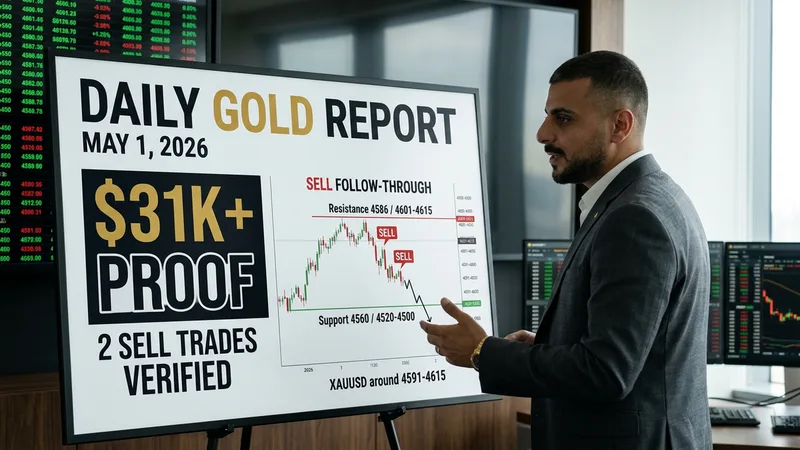 Daily Gold Trading Report — May 1, 2026: $31K Target Sweep
