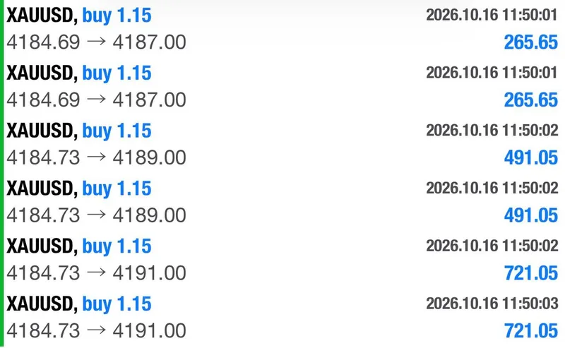 Weekly trade-proof screenshot from 2026-10-16.