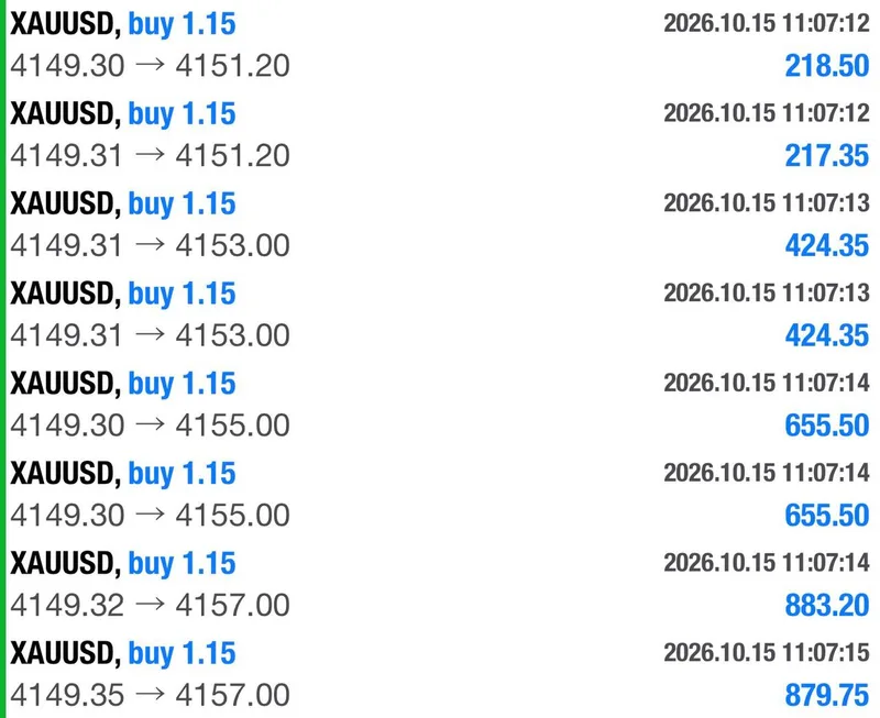 Weekly trade-proof screenshot from 2026-10-15.