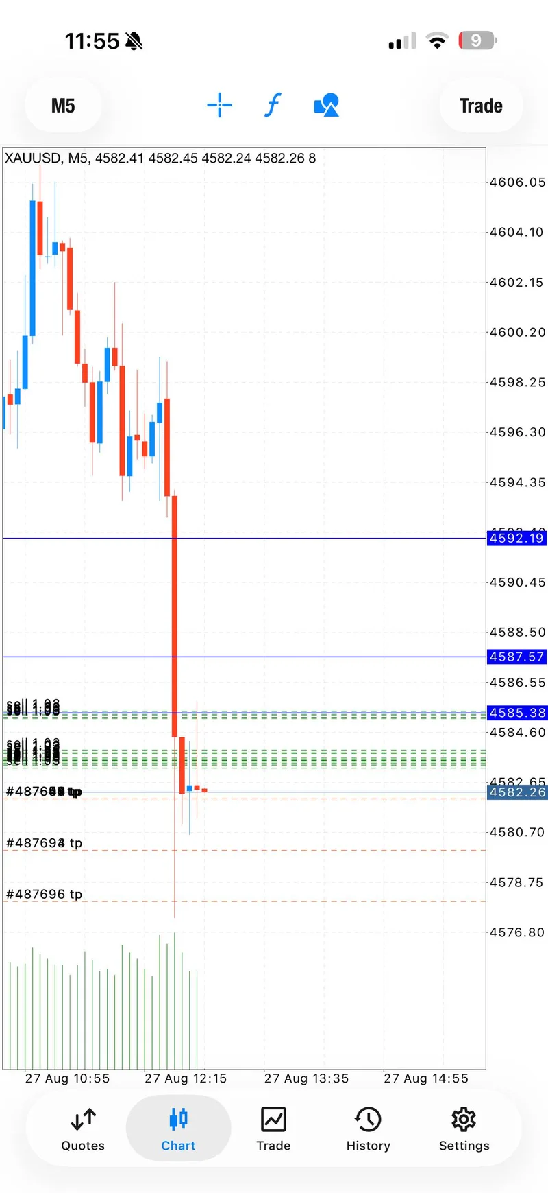 Weekly trade-proof screenshot from 2026-08-27.