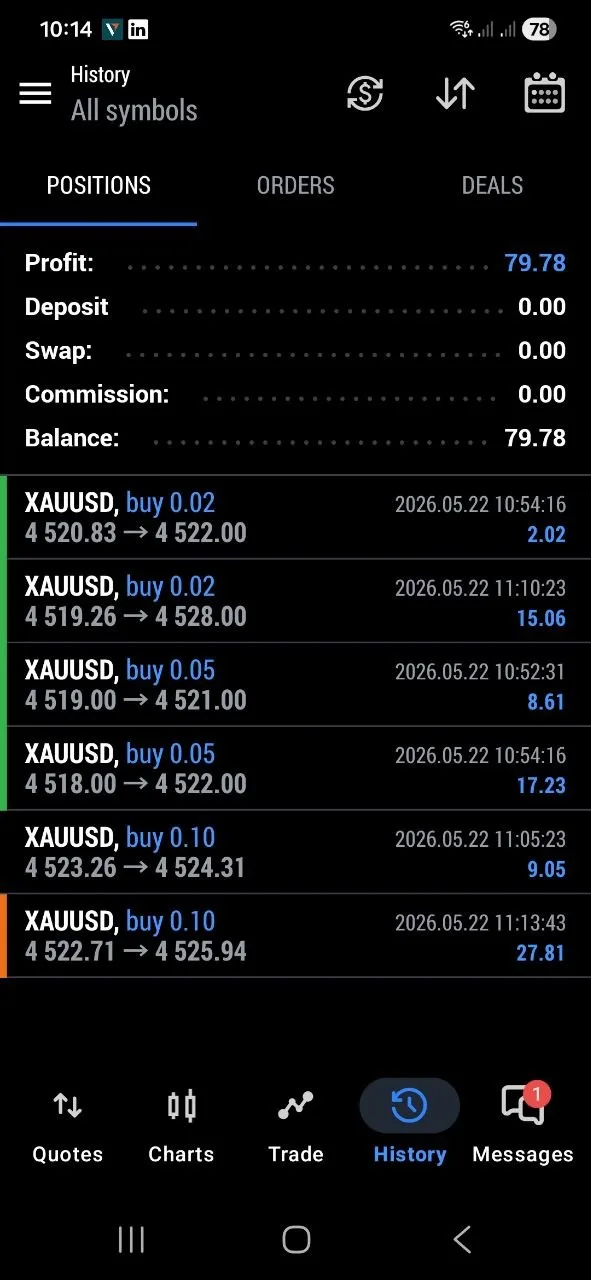 Gold Trader Mo member feedback blue screens
