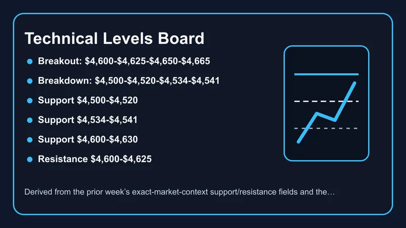XAUUSD weekly decision zones for May 18-22 2026