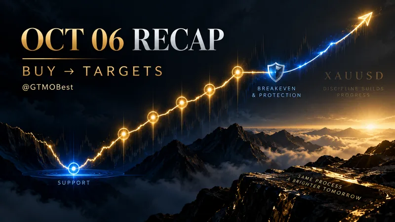 October 6 Gold Trading Report: Two BUY Sequences & 200+ Pips
