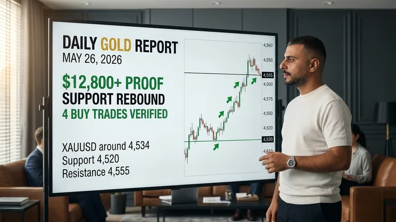 Daily Gold Trading Report May 26 2026: Recovery Proof