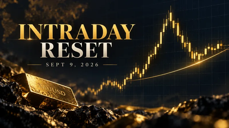 Daily Gold Trading Report — September 9, 2026: Intraday Reset