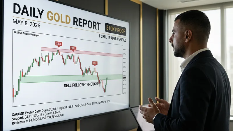 Daily Gold Trading Report - May 8, 2026: $10K Risk Reset