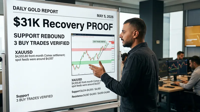 Daily Gold Trading Report - May 5, 2026: $31K Recovery
