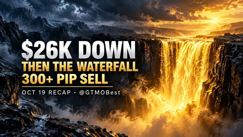 October 19 Gold Report: Fake Breakout, $26K Down, Then a 300+ Pip Sell