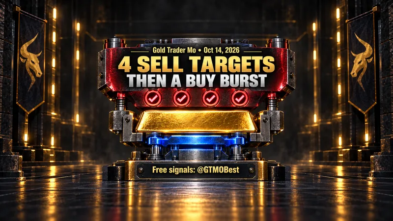 October 14 Gold Report: Four Sell Targets, Then a Buy Burst