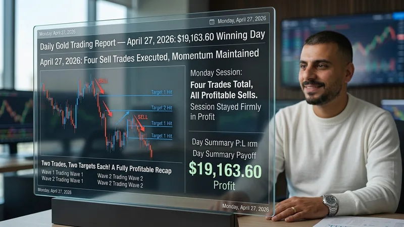 Daily Gold Trading Report — April 27, 2026: $20K Winning Day