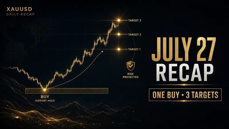 Daily Gold Trading Report — July 27, 2026: $18K Winning Day