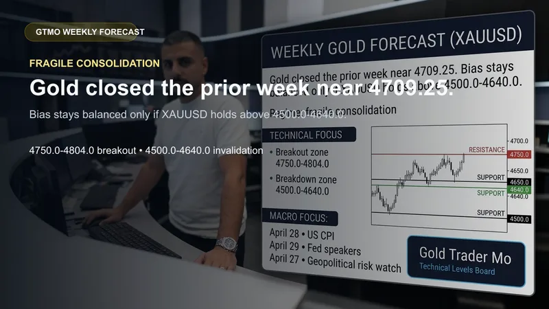 Weekly Gold Forecast April 27-May 1, 2026 | XAUUSD Outlook